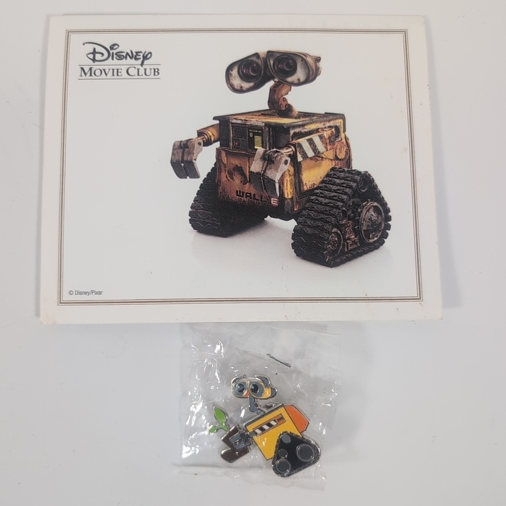 Disney Movie Club Wall E Holding Plant‎ Boot Pin Limited Series With COA Rare